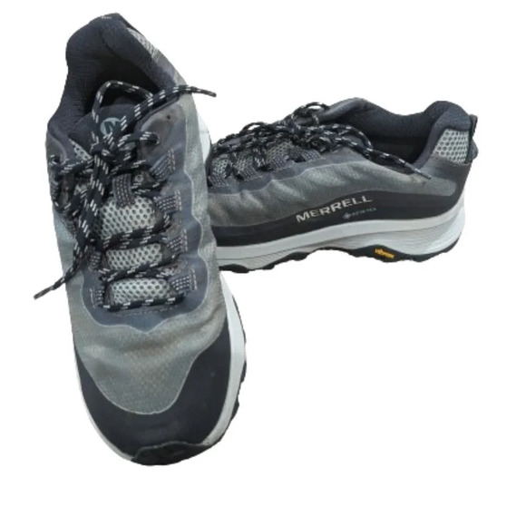 Merrell Women's Moab Speed GTX Grey Hiking/Casual Shoes Vibram and Goretex Sz 6 - Picture 1 of 7